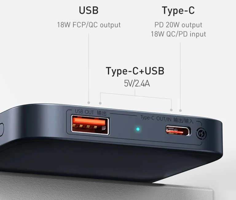 Vezeték nélkül is tölt ez a Baseus power bank 8