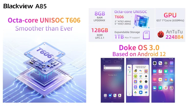 Kiderültek a Blackview A85 okostelefon részletei 4