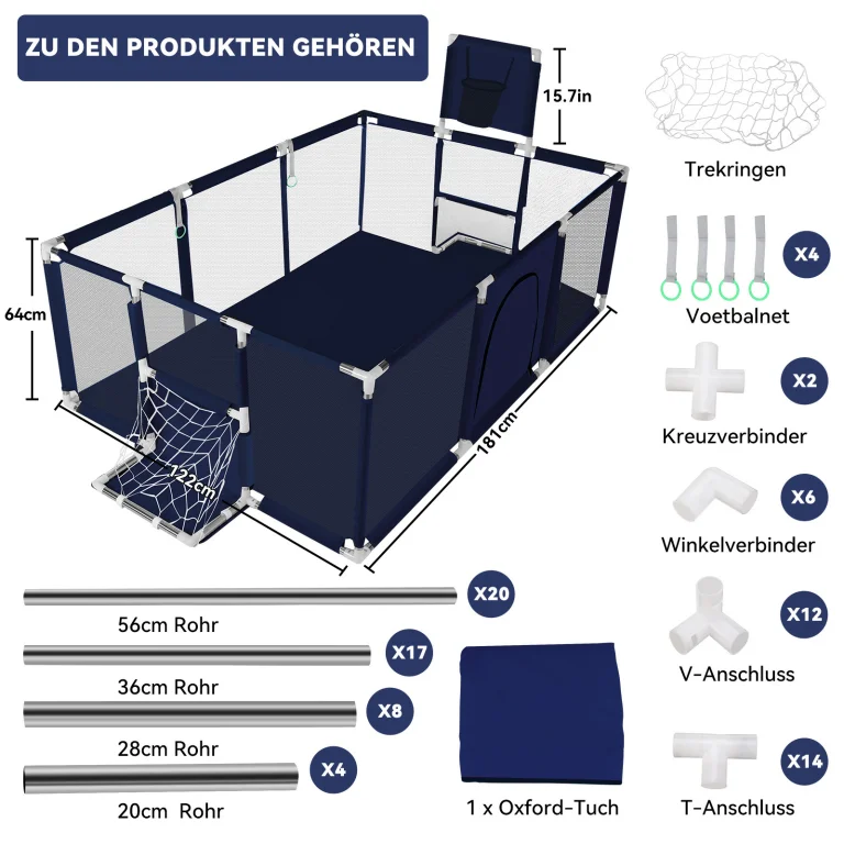 Babáknak és kisgyerekeknek is jó móka a focipálya járóka 7