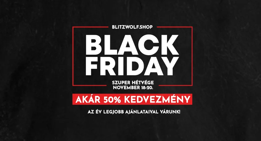 Brutális akciókkal csábítja a vásárlókat a BlitzWolf.Shop 1