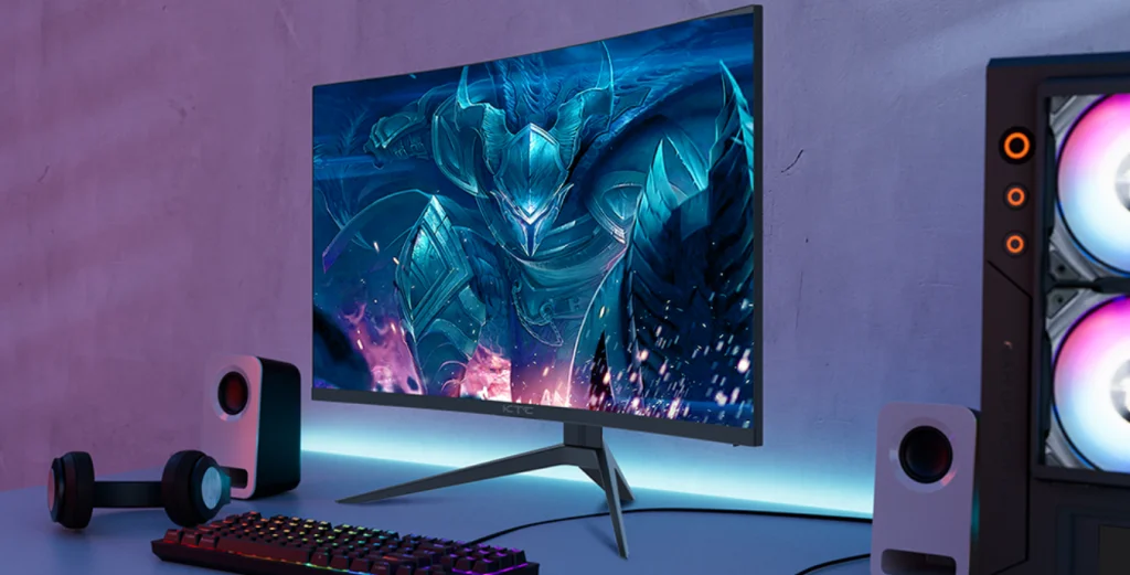 KTC H27S17 hajlított monitor teszt 1