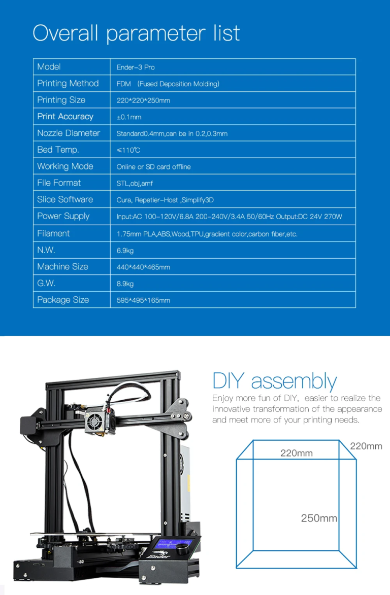 Creality Ender 3-Pro 3D nyomtató olcsón 6