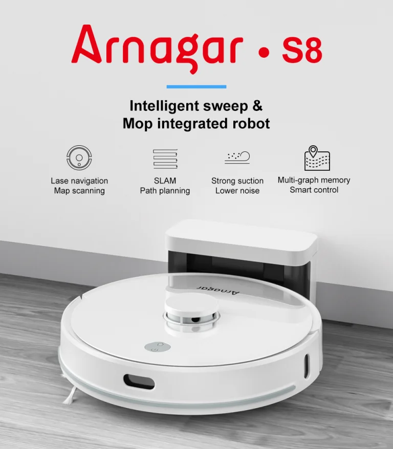 Arnagar S8 robotporszívó nagy tudással, igazán jó áron 2