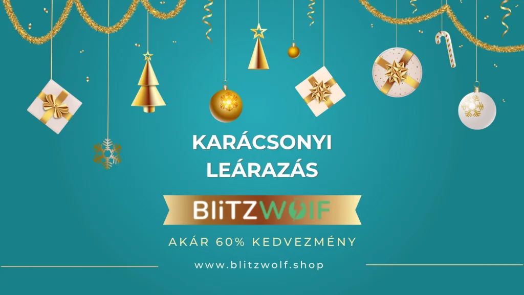 A BlitzWolf.Shopból még minden megérkezik karácsonyig 1