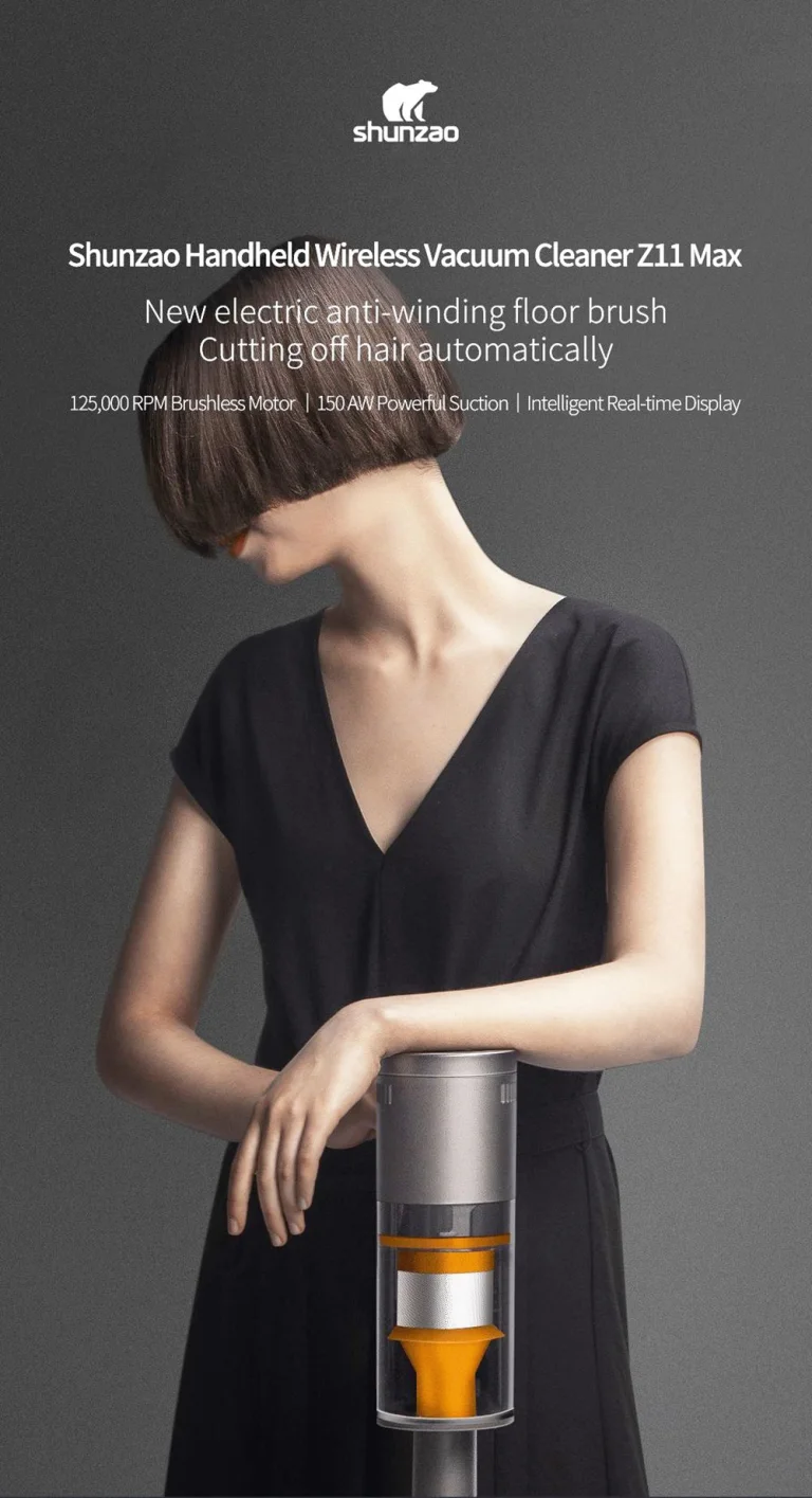 Nagyon olcsó lett a Shunzao hajszálgyilkos porszívója 2