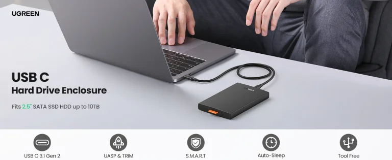 A Ugreen 2,5 inches, Type-C-s háza csábítóan olcsón 2