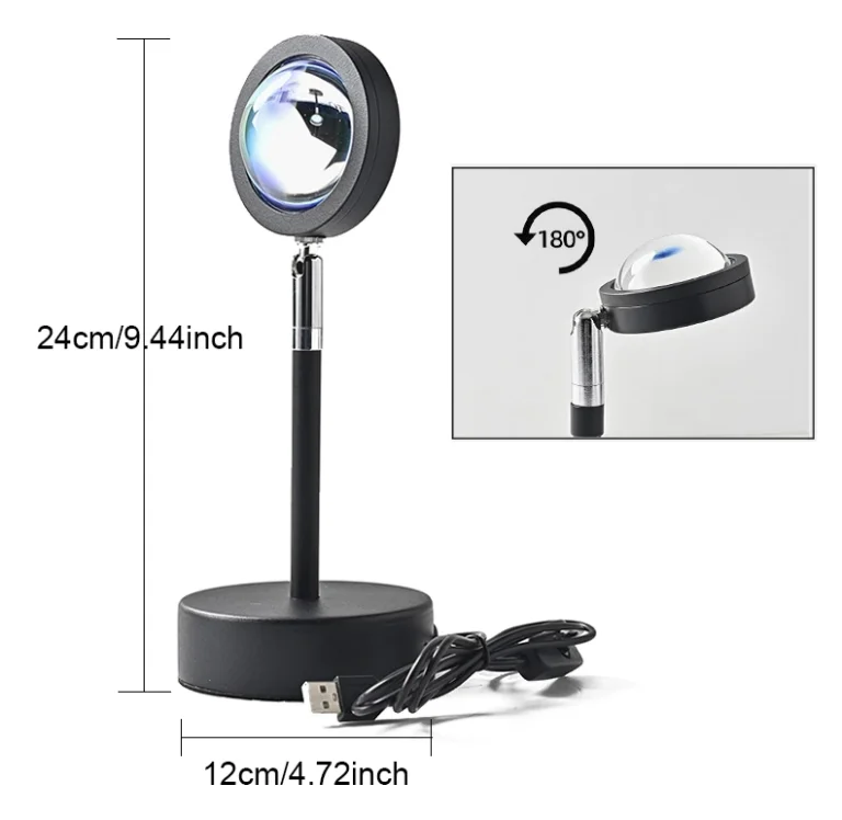 Az otthoni naplemente lámpa kellemes hangulatot teremt 11