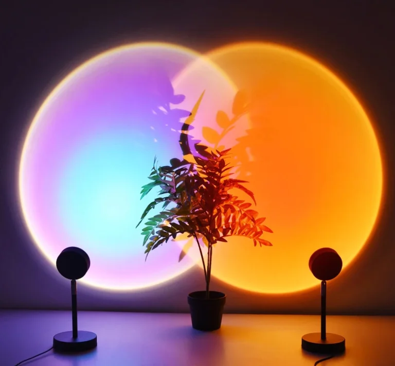 Az otthoni naplemente lámpa kellemes hangulatot teremt 3