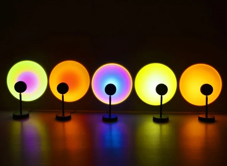 Az otthoni naplemente lámpa kellemes hangulatot teremt 4