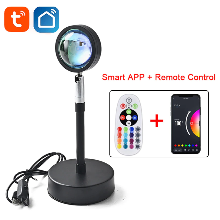 Az otthoni naplemente lámpa kellemes hangulatot teremt 9