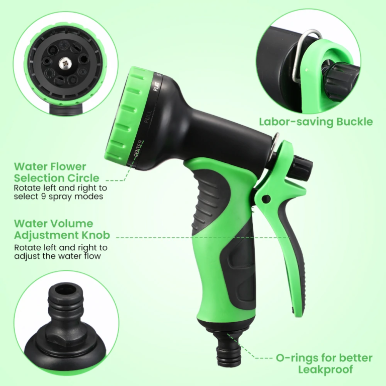 Helytakarékos locsolócső vihető, pisztollyal, remek áron 4