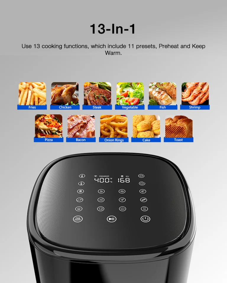 BlitzWolfi mélységekben az ára a Proscenic fritőzének 8