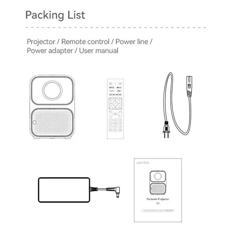 Netflix támogatással érkezett a Wanbo TT projektor 7