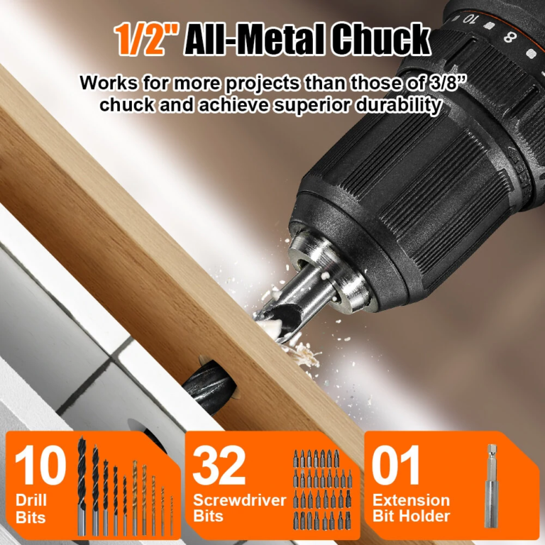 12 700 forint a Topshak akkumulátoros, brushless fúrógépe 5