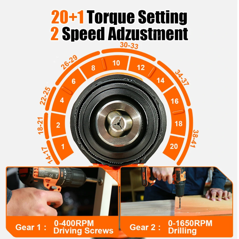 12 700 forint a Topshak akkumulátoros, brushless fúrógépe 4