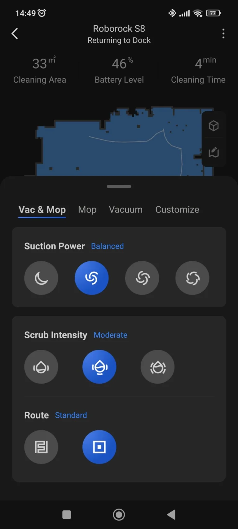 Roborock S8 robotporszívó teszt 30