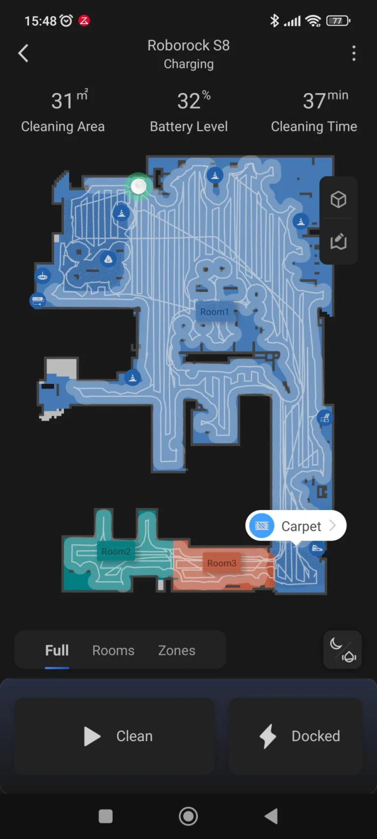 Roborock S8 robotporszívó teszt 41