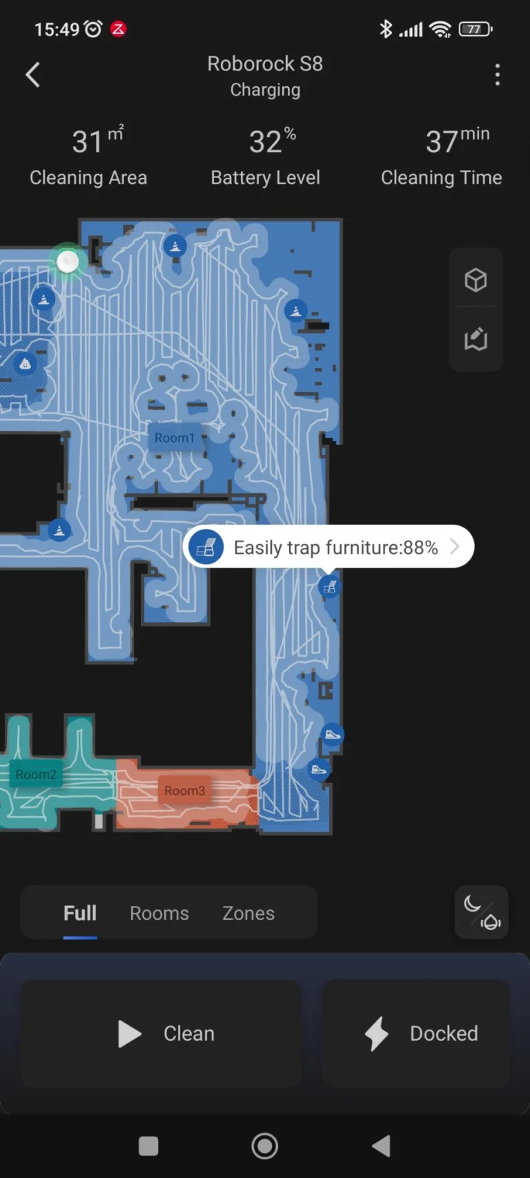 Roborock S8 robotporszívó teszt 42