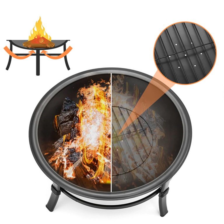 Egy tűzrakó, amivel a teraszon is lehet melegedni 5