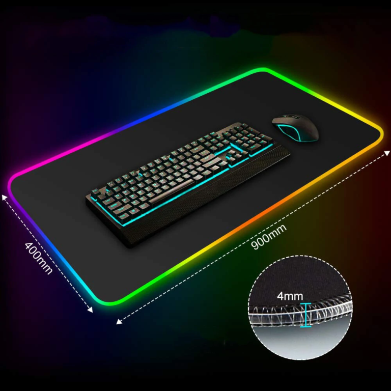 Hatalmas RGB-s egérpad kedvező áron, EU raktárból 4