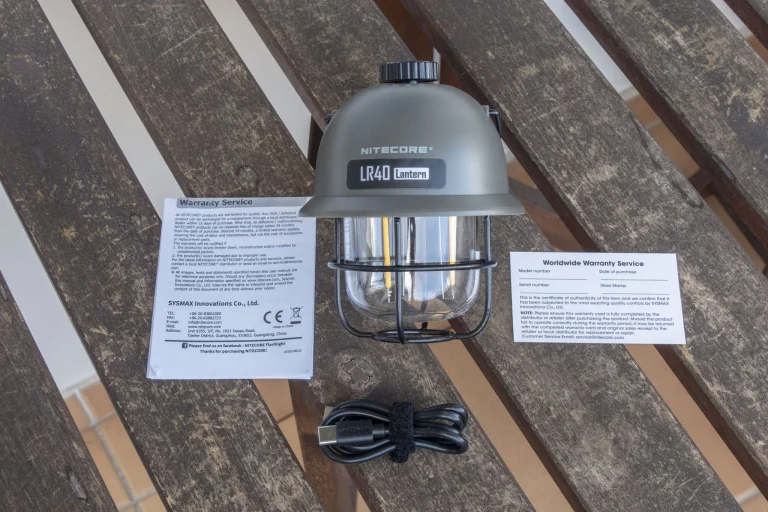 Nitecore LR40 kempinglámpa teszt 4