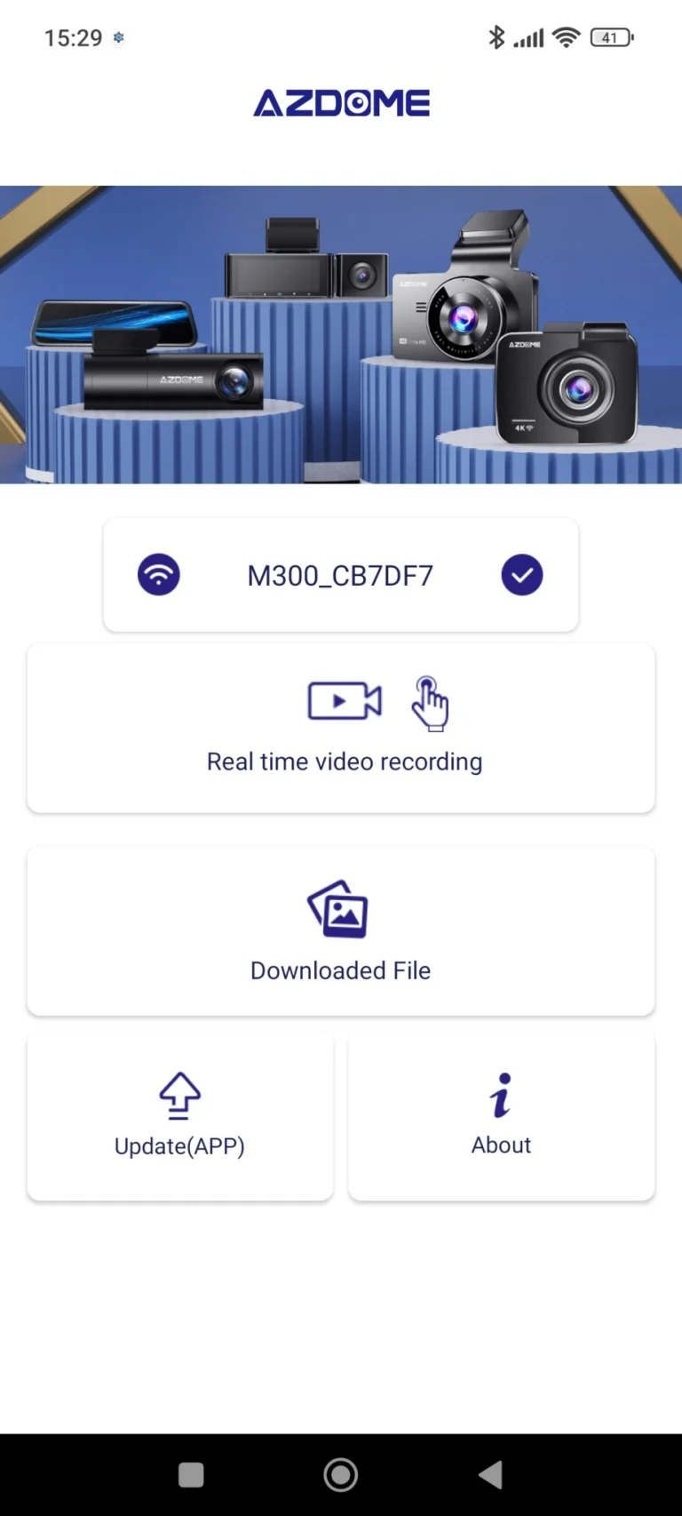 Cámara de salpicadero de coche AZDOME M300 13