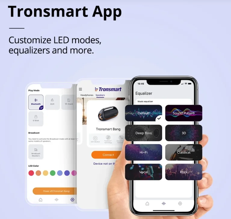 A Tronsmart Bang hangszóró 15 órányi bulit csinál 4