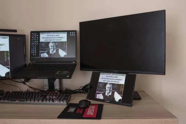 BlitzWolf BW-PCM2L hordozható monitor teszt 11