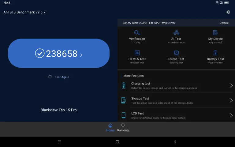 Prueba 15 de la tableta Blackview Tab 21 Pro
