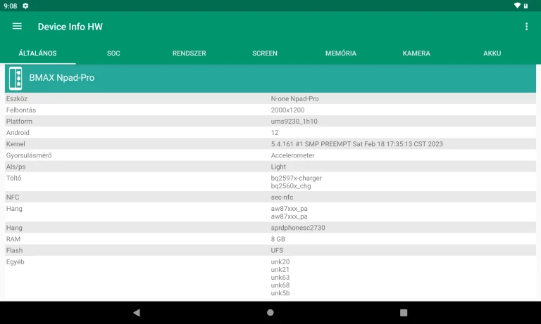 N-One Npad Pro tablet teszt 24