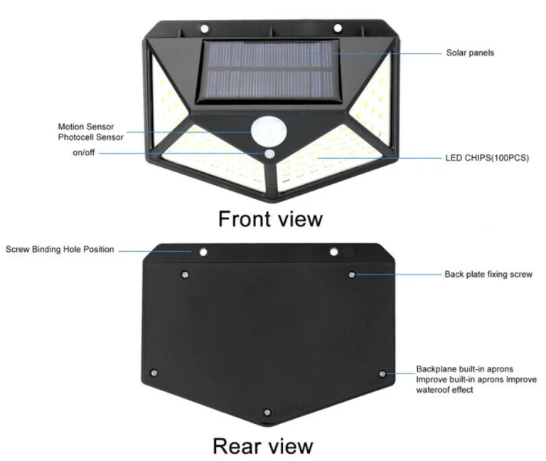 2100 forintért rendelhető napelemes kerti lámpa 6