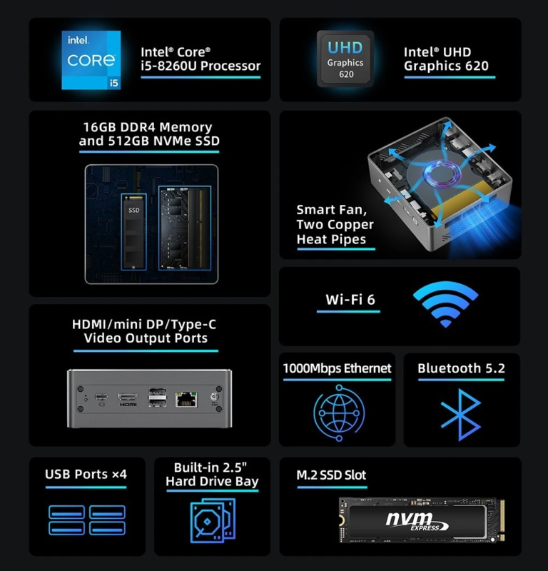 Bmax B5 Pro mini PC kelleti magát Geekbuyingon 2