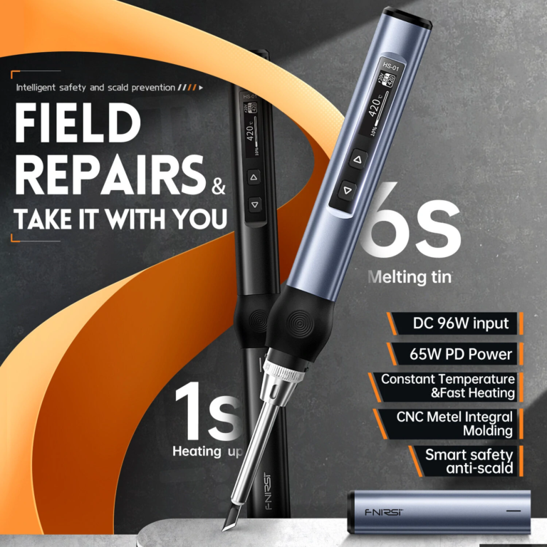 A Fnirsi hordozható pákával egyszerű a forrasztás 2