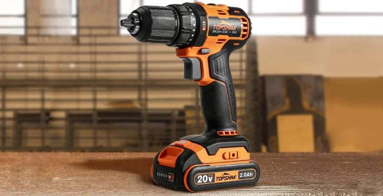 12 700 forint a Topshak akkumulátoros, brushless fúrógépe 1