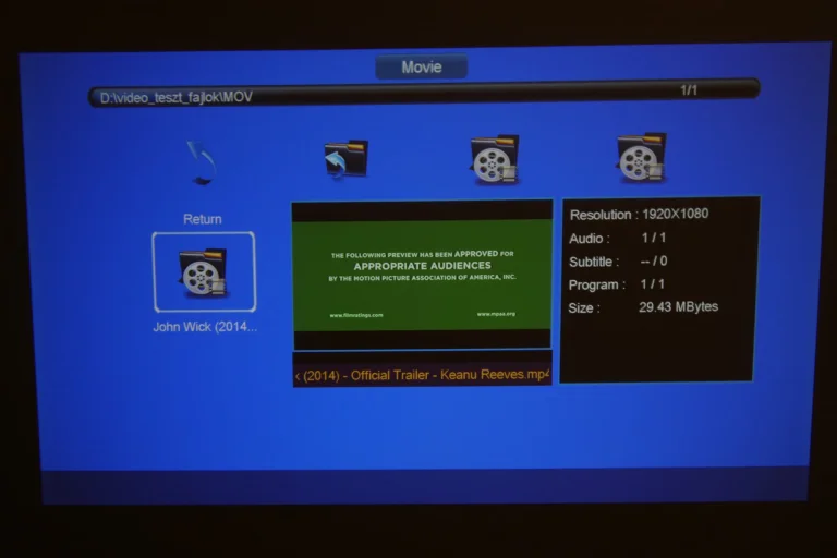 BlitzWolf BW-V5 projektor teszt 22