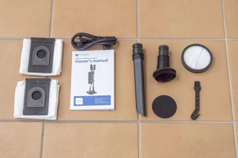 Proscenic DustZero S3 önürítő állóporszívó teszt 4
