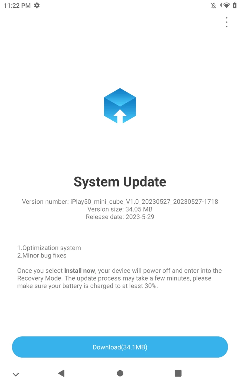 Alldocube iPlay 50 Mini tablet teszt 8