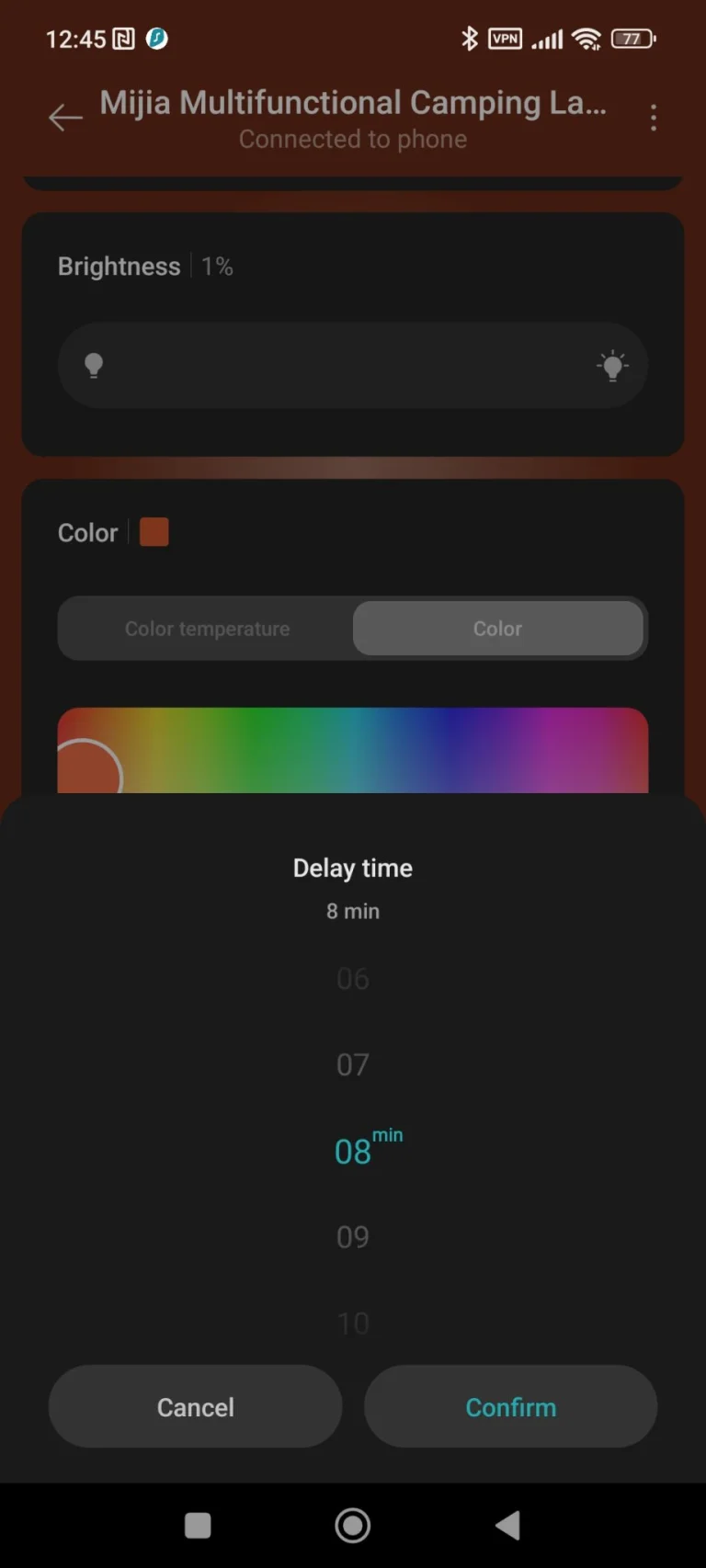 Xiaomi Mijia Split éjjeli/túralámpa teszt 22