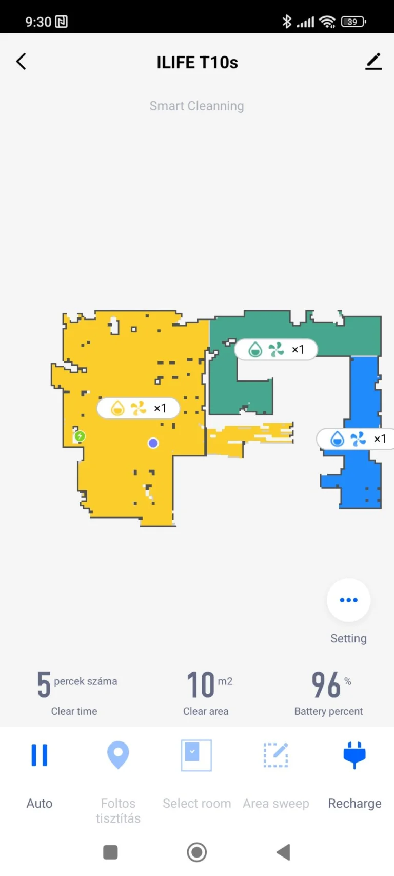 iLife T10S önürítős robotporszívó teszt 23