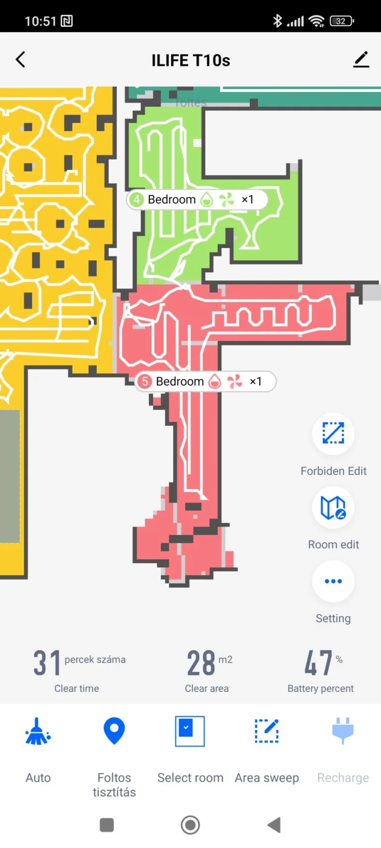 iLife T10S önürítős robotporszívó teszt 29