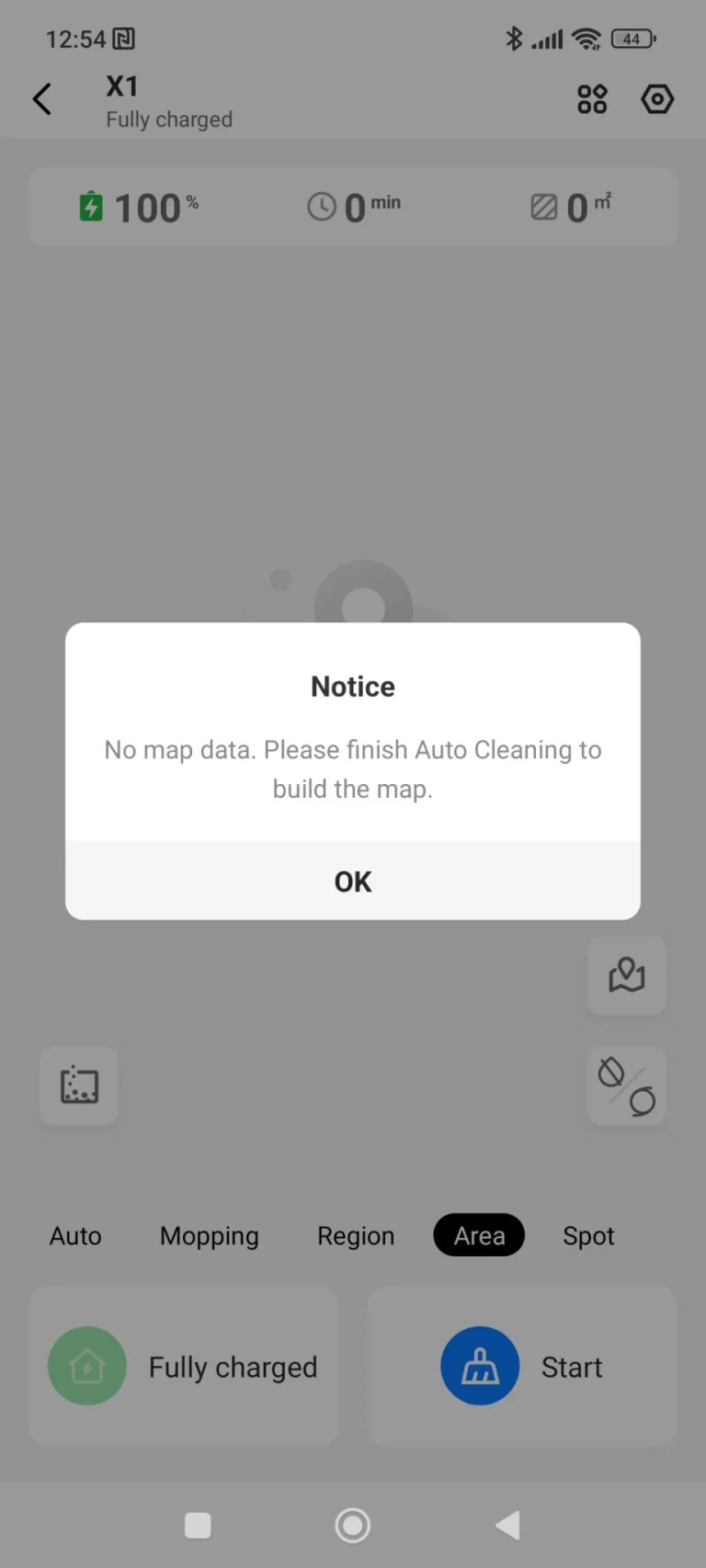 Proscenic Floobot X1 önürítős robotporszívó teszt 34