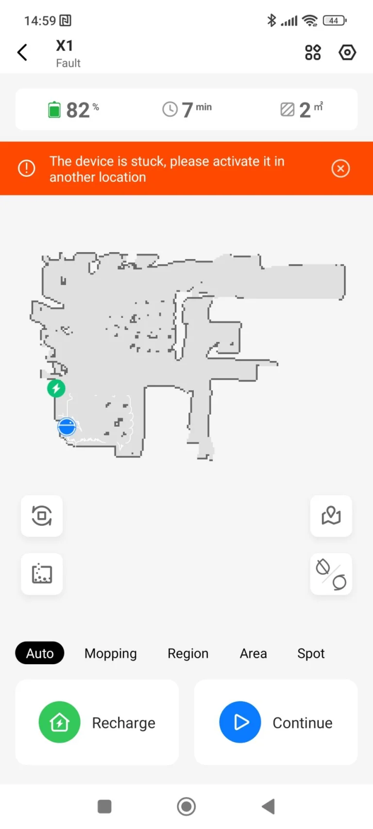 Proscenic Floobot X1 önürítős robotporszívó teszt 35