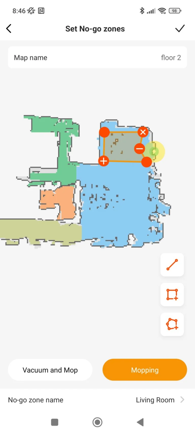 Proscenic Floobot X1 önürítős robotporszívó teszt 36