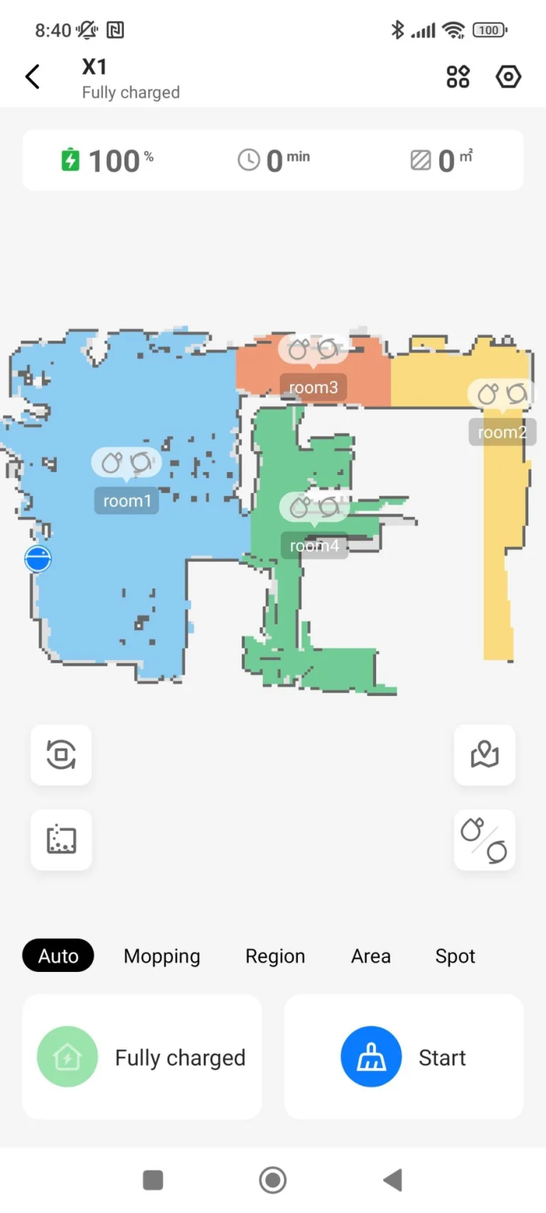 Proscenic Floobot X1 önürítős robotporszívó teszt 42