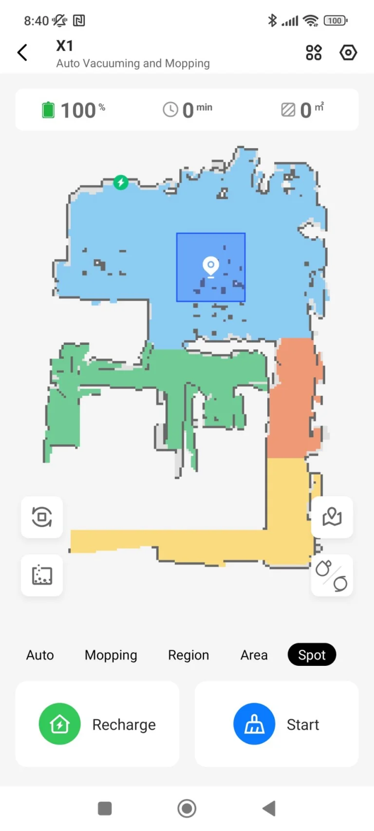 Proscenic Floobot X1 önürítős robotporszívó teszt 44