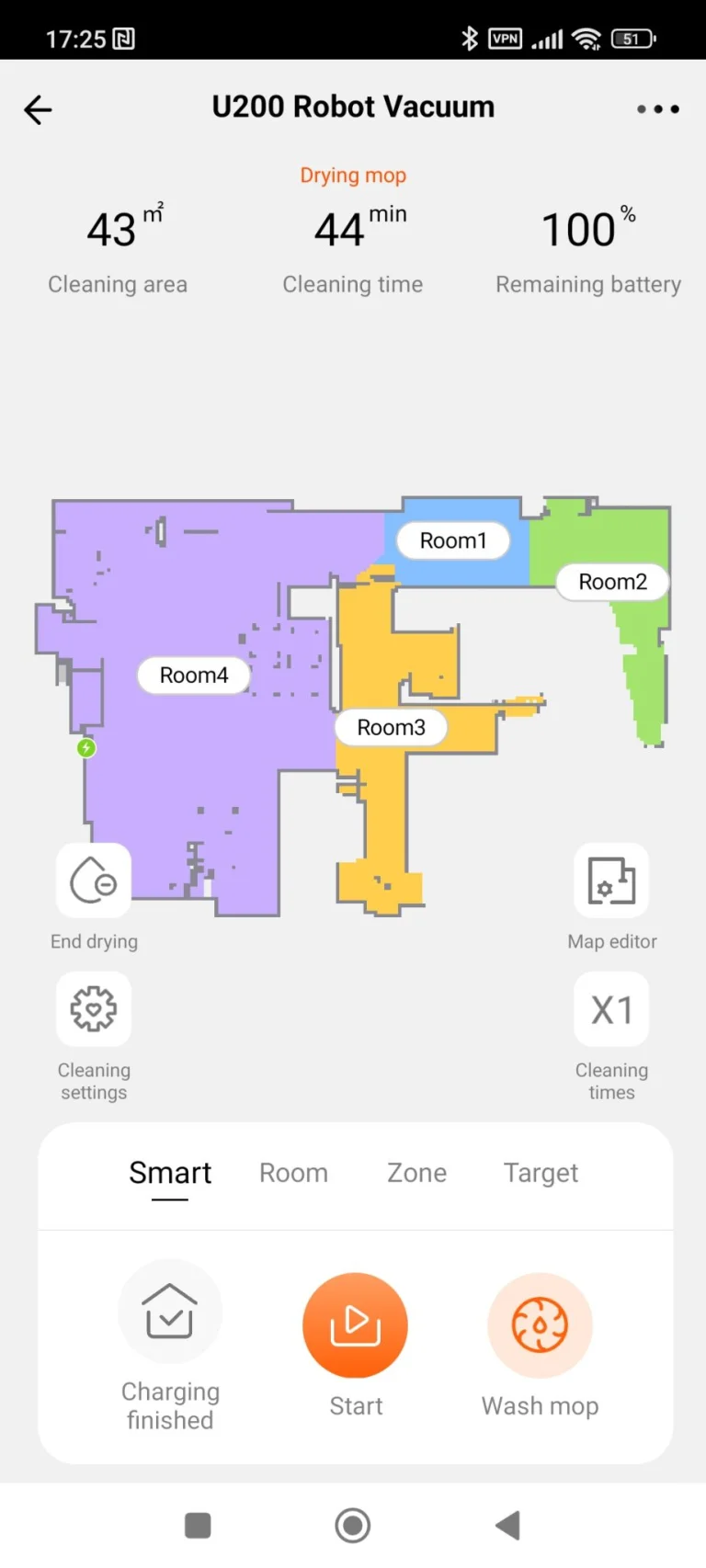 Uwant U200 önürítős robotporszívó teszt 29