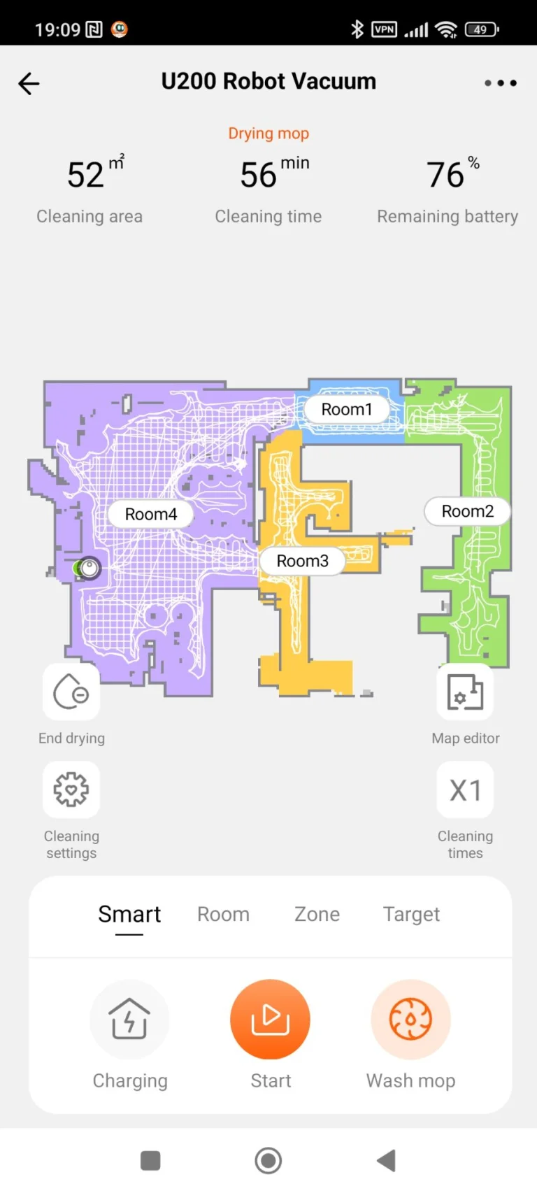 Uwant U200 önürítős robotporszívó teszt 30