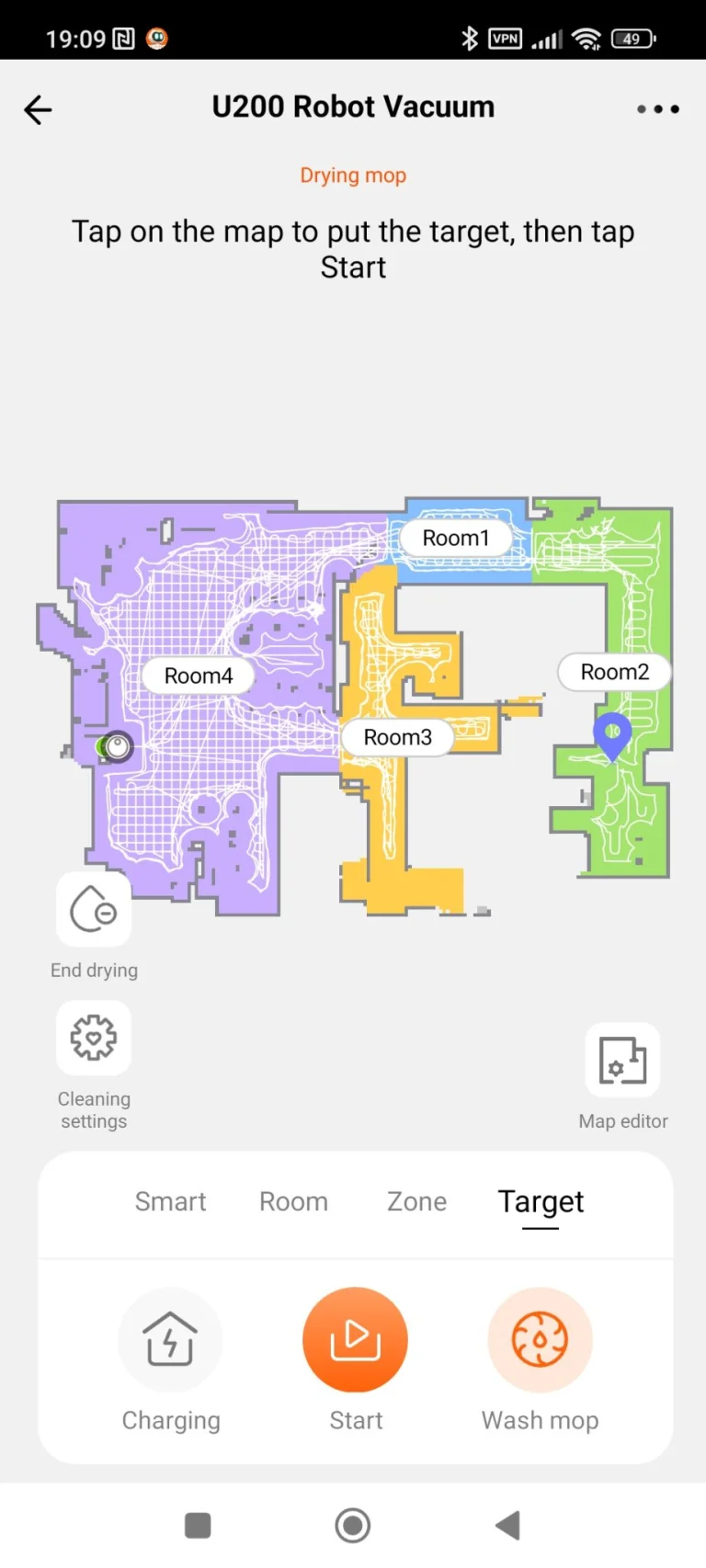 Uwant U200 önürítős robotporszívó teszt 32