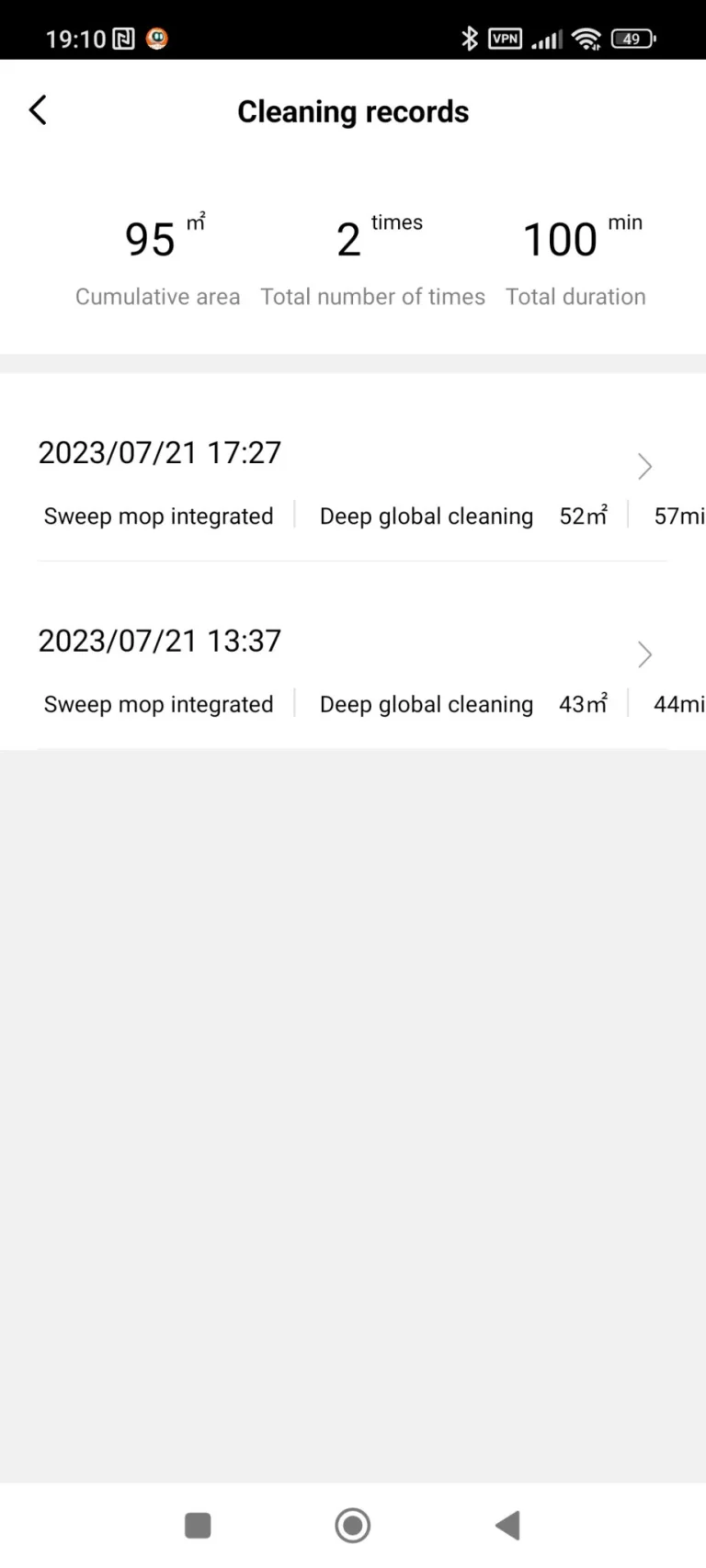 Uwant U200 önürítős robotporszívó teszt 37