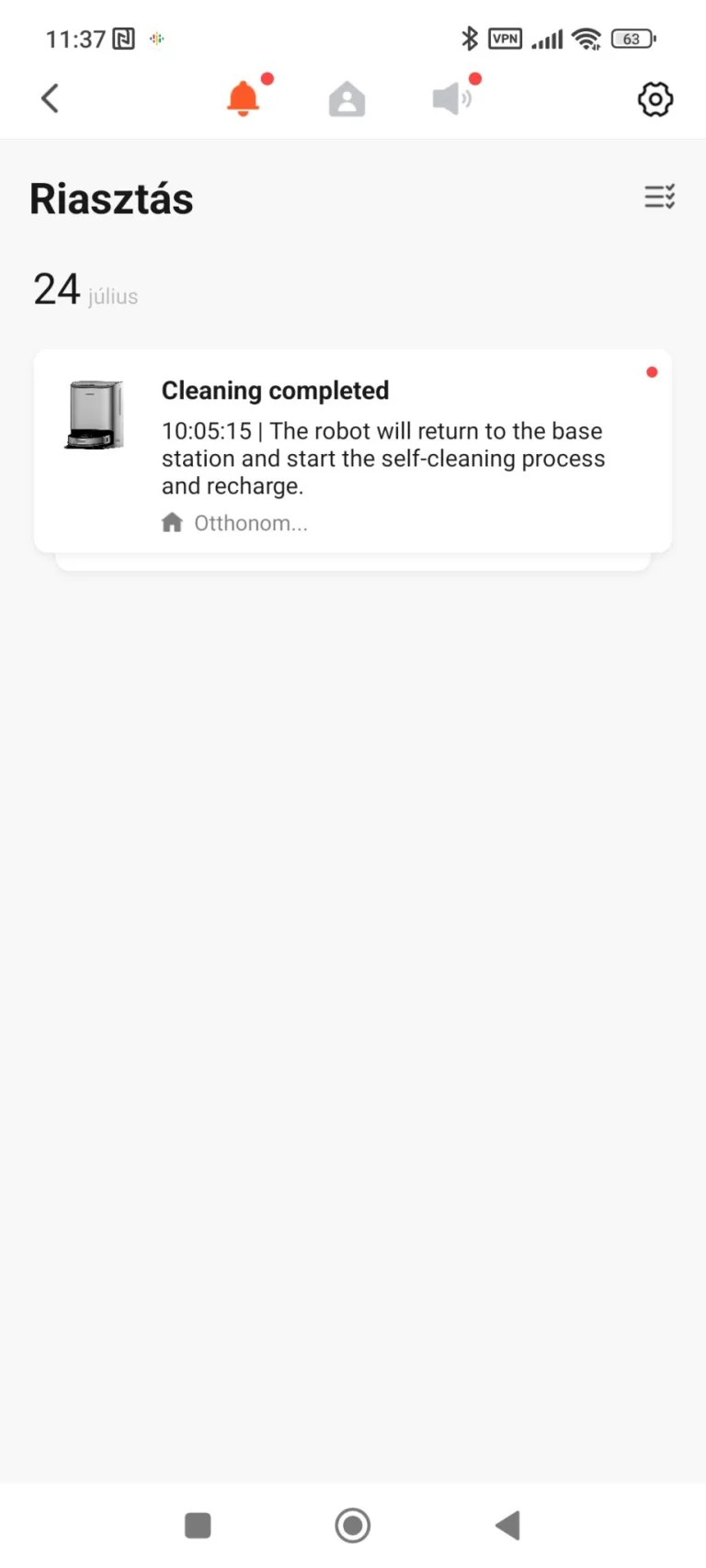 Uwant U200 önürítős robotporszívó teszt 40